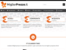 Tablet Screenshot of migliorprezzo.it